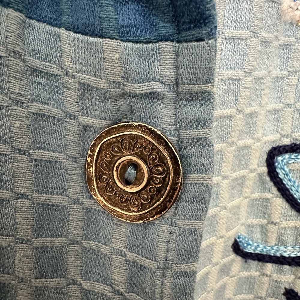 Indigo Women's Blue Patchwork/Embroidered Jacket - image 4